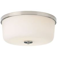  Flush Mount Ceiling Light - Polished Nickel
