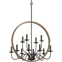  Fontayne Mid Sized Chandelier Chandelier - Antique Bronze