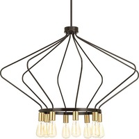  Hangar Mid Sized Chandelier Chandelier - Antique Bronze