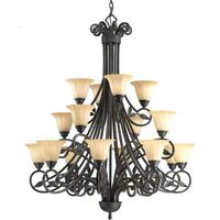  Le Jardin Large Foyer Chandelier Chandelier - Espresso