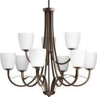  Merge Mid Sized Chandelier Chandelier - Antique Bronze