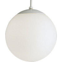  White Acrylic Globes Down Light Pendant Light - Satin White