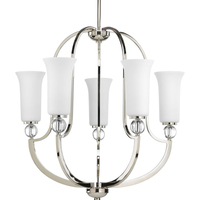  Elina Mini Chandelier - Polished Nickel