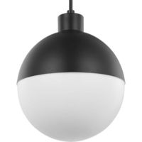  Globe LED Entrance / Foyer Pendant Light - Black