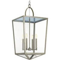  Point Dume Shearwater Entrance / Foyer Pendant Light - Brushed Nickel