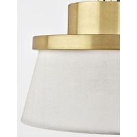  Point Dume Windbluff Drum Pendant Pendant Light - Brushed Brass