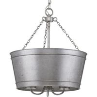  Galveston Hanging Hanging Lantern - Galvanized Finish