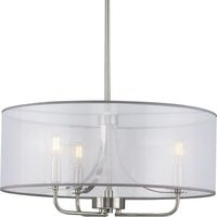  Riley Drum Pendant Pendant Light - Brushed Nickel