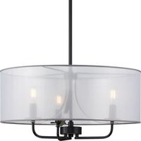  Riley Drum Pendant Pendant Light - Matte Black