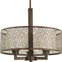  Mingle Drum Pendant Pendant Light - Antique Bronze