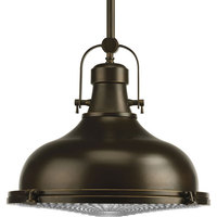  Fresnel Lens Down Light Pendant Light - Oil Rubbed Bronze