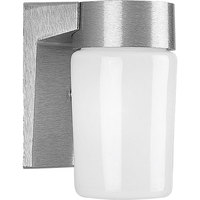  Cast Aluminum Entrance Outdoor Wall Light - Satin Aluminum