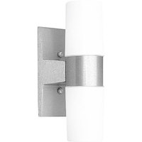  Cast Aluminum Entrance Outdoor Wall Light - Satin Aluminum