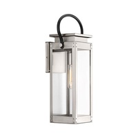  Union Square Entrance Outdoor Wall Light - Stainless Steel