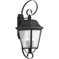  Kiawah Entrance Outdoor Wall Light - Black