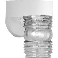  Polycarbonate Lanterns Entrance Outdoor Wall Light - White
