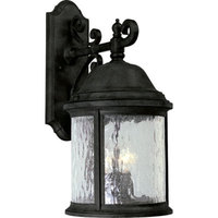  Ashmore Entrance Outdoor Wall Light - Textured Black