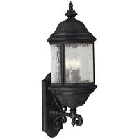 Ashmore Entrance Outdoor Wall Light - Textured Black