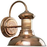  Brookside Entrance Outdoor Wall Light - Solid Copper