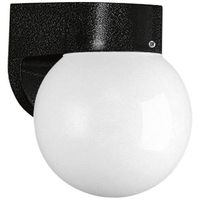  Non-Metallic Entrance Outdoor Wall Light - Black