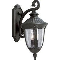  Meridian Entrance Outdoor Wall Light - Textred Black