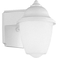  Polycarbonate Lanterns Entrance Outdoor Wall Light - White