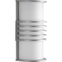  Parker Entrance Outdoor Wall Light - Satin Aluminum