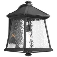  Mac Entrance Outdoor Wall Light - Black