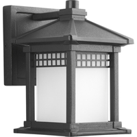  Merit Entrance Outdoor Wall Light - Black