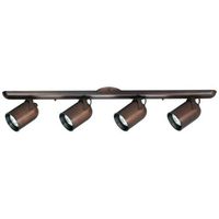  Directionals Complete Track Kit Track Lighting - Urban Bronze