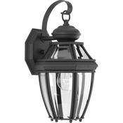  New Haven Entrance Outdoor Wall Light - Black