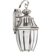  New Haven Entrance Outdoor Wall Light - Brushed Nickel