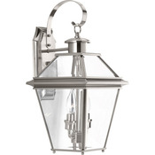  Burlington Entrance Outdoor Wall Light - Brushed Nickel