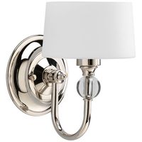 Fortune 1 Bulb Wall Sconce - Polished Nickel