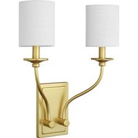  Bonita 2 Bulb Bathroom Lighting - Satin Brass