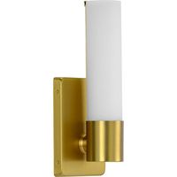  Blanco LED 1 Bulb Wall Sconce - Satin Brass