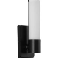  Blanco LED 1 Bulb Wall Sconce - Black