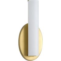  Parallel LED 1 Bulb Wall Sconce - Satin Brass