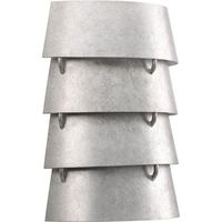  Point Dume Surfrider Multi Bulb Wall Sconce - Galvanized Finish