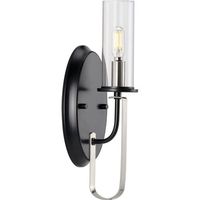  Riley 1 Bulb Wall Sconce - Matte Black