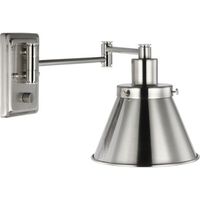  Hinton 1 Bulb Wall Sconce - Brushed Nickel