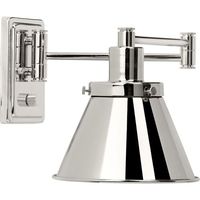  Hinton 1 Bulb Wall Sconce - Polished Nickel