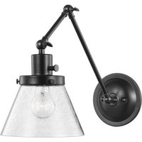  Hinton 1 Bulb Wall Sconce - Black