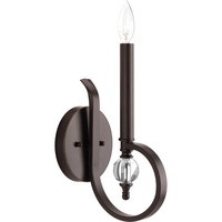  Esteem 1 Bulb Wall Sconce - Antique Bronze