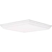  Fluorescent Flush Mount Ceiling Light - White