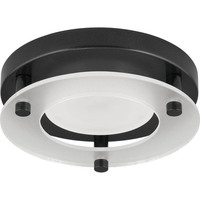  Semi Flush Mount Ceiling Light - Black