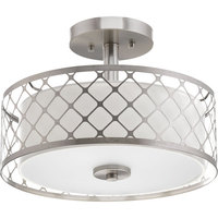  Mingle LED Semi Flush Mount Ceiling Light - Brushed Nickel