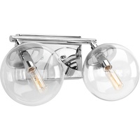  Mod 2 Bulb Bathroom Lighting - Polished Chrome