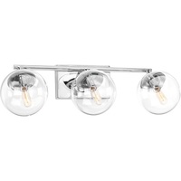  Mod 3 Bulb Bathroom Lighting - Polished Chrome