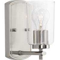  Adley 1 Bulb Wall Sconce - Brushed Nickel
